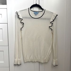 XS. Cece. Cream. Sweater. Never worn. Like new!